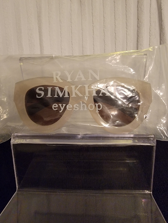 Ryan Simkhai Eyeshop Cream Sunglasses